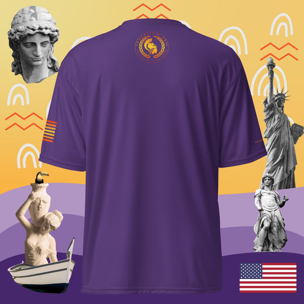 sovereignarm.com The Emperor Ivv Fire Unisex performance crew neck t-shirt