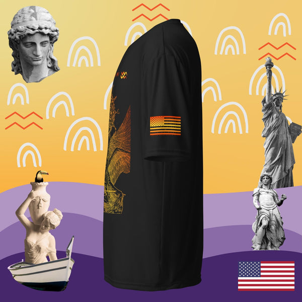 sovereignarm.com The Emperor Ivv Fire Unisex performance crew neck t-shirt