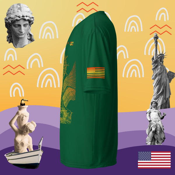 sovereignarm.com The Emperor Ivv Fire Unisex performance crew neck t-shirt