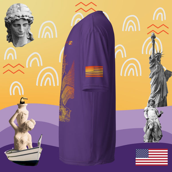 sovereignarm.com The Emperor Ivv Fire Unisex performance crew neck t-shirt