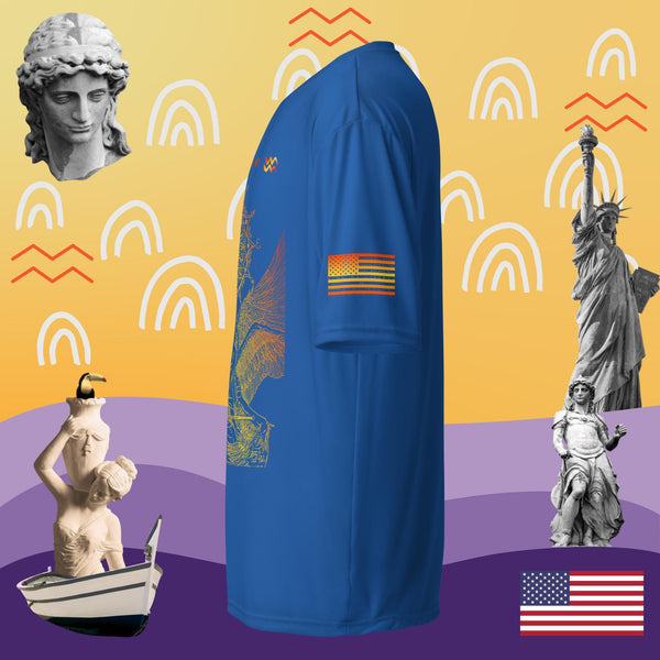 sovereignarm.com The Emperor Ivv Fire Unisex performance crew neck t-shirt