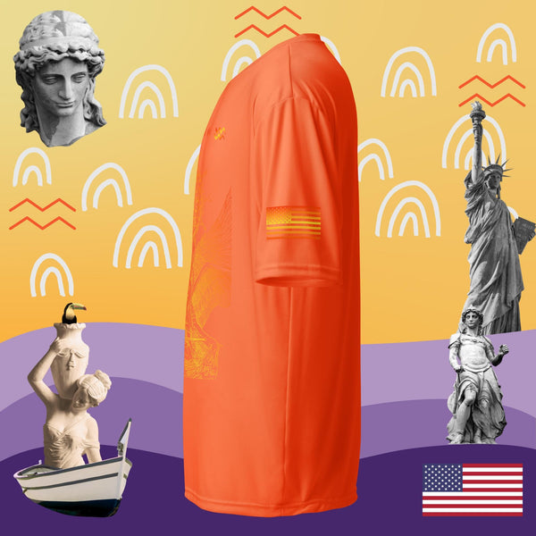 sovereignarm.com The Emperor Ivv Fire Unisex performance crew neck t-shirt