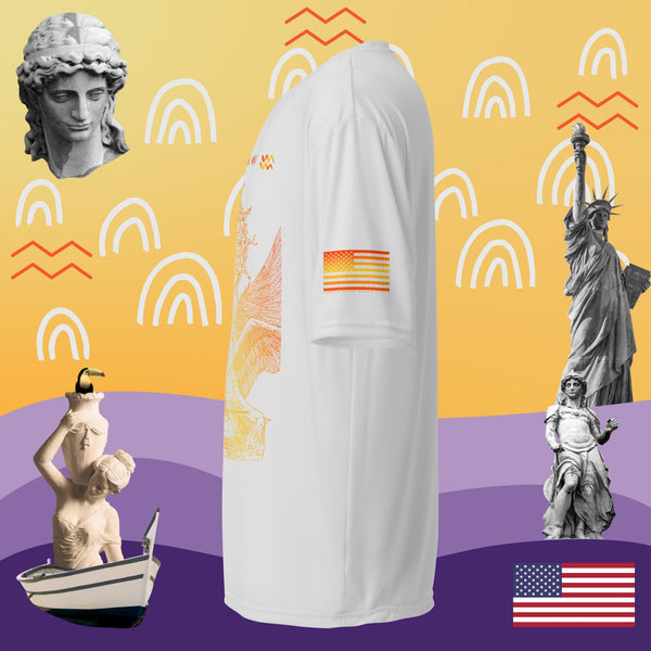 sovereignarm.com The Emperor Ivv Fire Unisex performance crew neck t-shirt