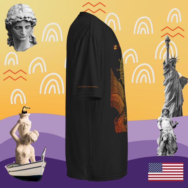 sovereignarm.com The Emperor Ivv Fire Unisex performance crew neck t-shirt