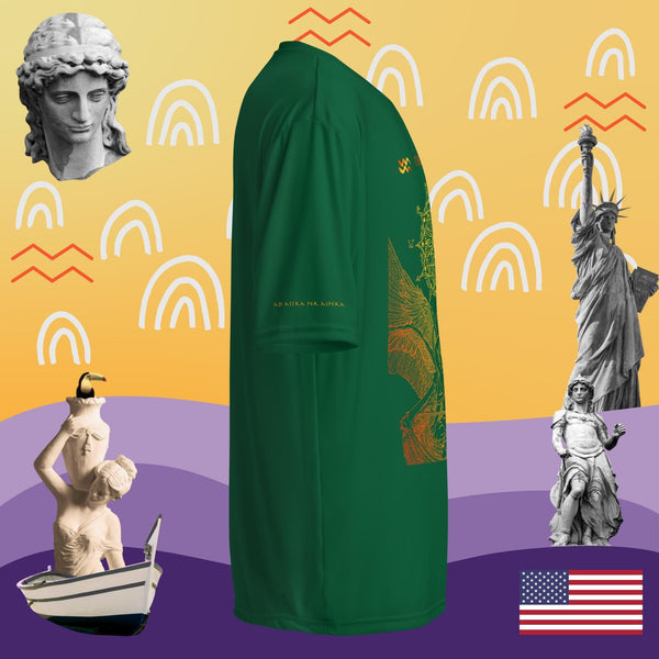 sovereignarm.com The Emperor Ivv Fire Unisex performance crew neck t-shirt