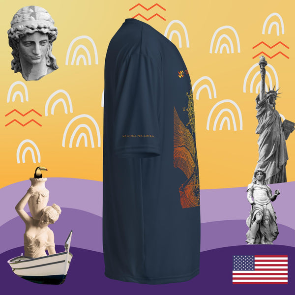 sovereignarm.com The Emperor Ivv Fire Unisex performance crew neck t-shirt