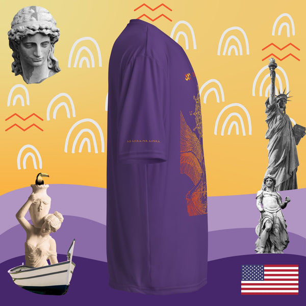 sovereignarm.com The Emperor Ivv Fire Unisex performance crew neck t-shirt