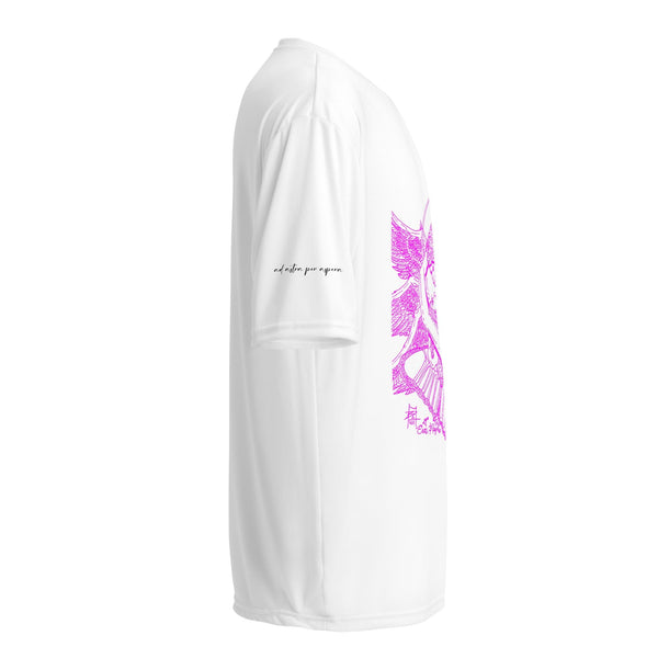 sovereignarm.com The Lovers Eros and Psyche Hott Pink!! Unisex performance crew neck t-shirt