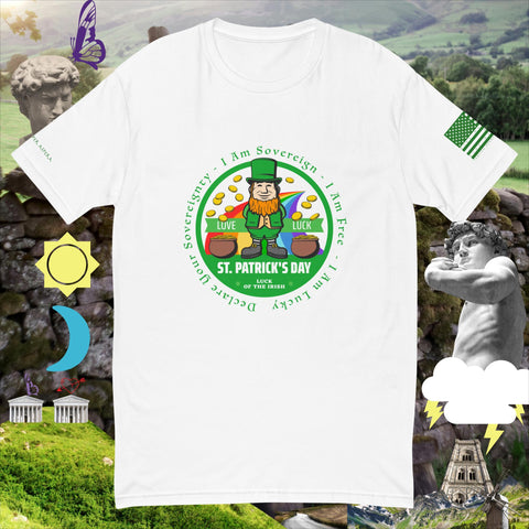 sovereignarm.com White / XS Irish luck charm I am lucky Short Sleeve T-shirt