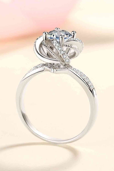 Trendsi Eros and Psyche Valentines 1 Carat Moissanite 925 Sterling Silver Ring