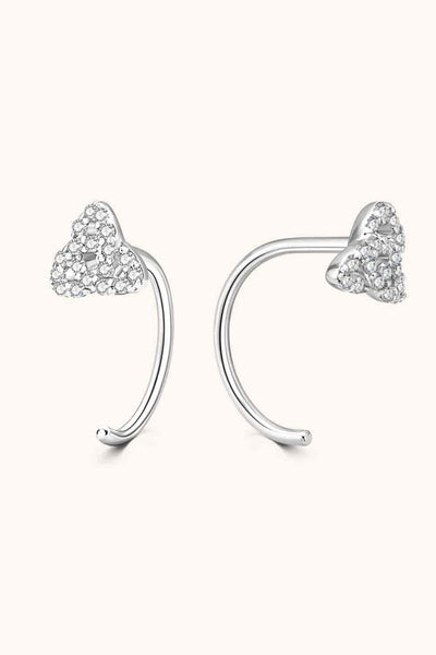 Trendsi Eros and Psyche Valentines Moissanite 925 Sterling Silver Earrings