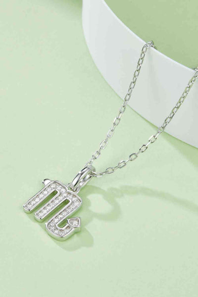 Trendsi Eros and Psyche Valentines Moissanite Constellation Pendant Necklace