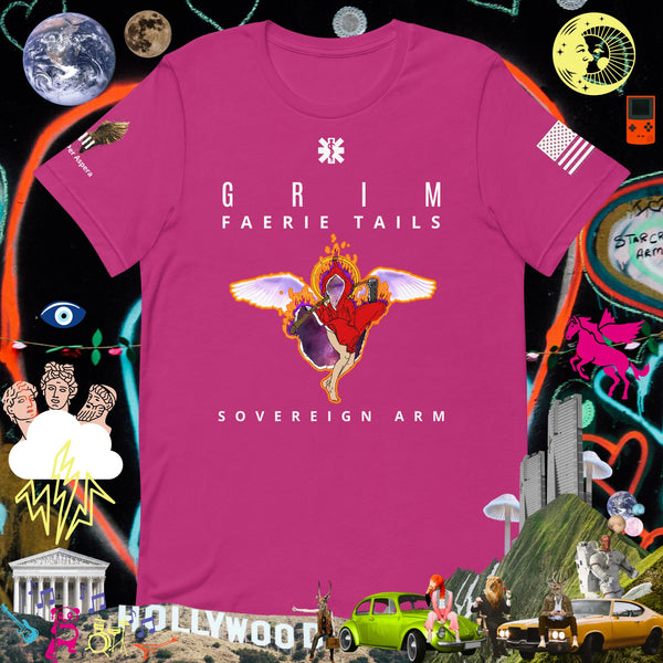 Grim Faerie Tails Angel Wings Unisex t-shirt