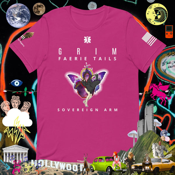 Grim Faerie Trails While Butterfly Wings Unisex t-shirt