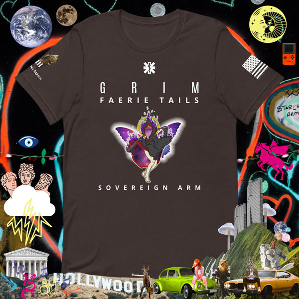 Grim Faerie Trails While Butterfly Wings Unisex t-shirt