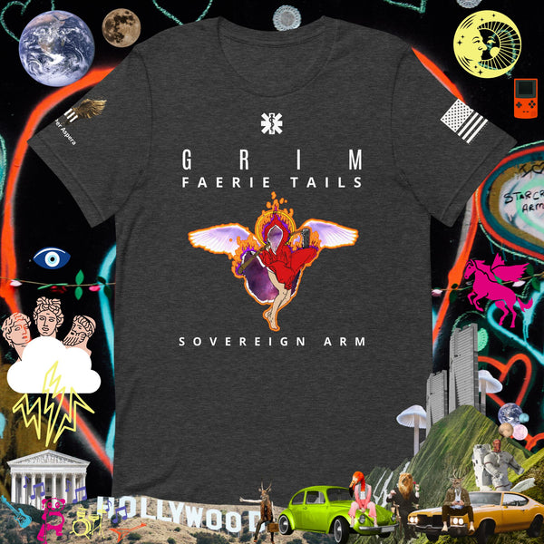 Grim Faerie Tails Angel Wings Unisex t-shirt