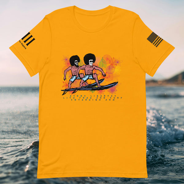 Live Free and Surf Unisex t-shirt