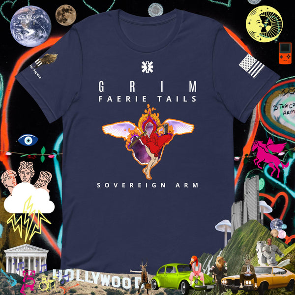 Grim Faerie Tails Angel Wings Unisex t-shirt