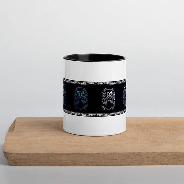 sovereignarm.com Black Odin Many Faces Mug with Color Inside