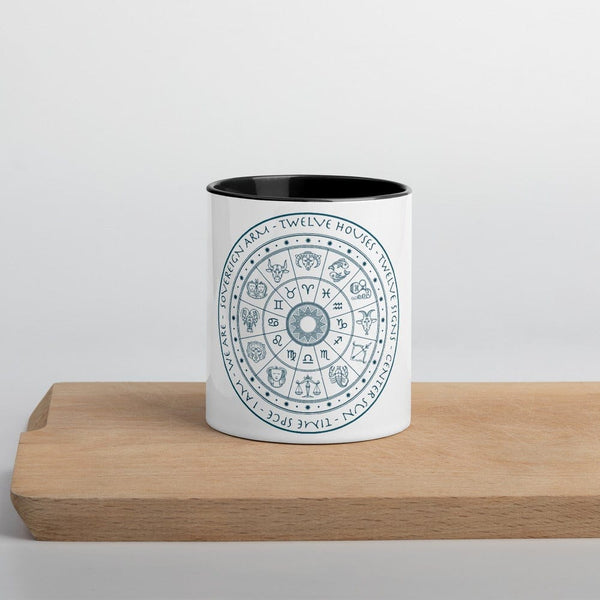 sovereignarm.com Black Zodiac I am Sovereign  Mug with Color Inside