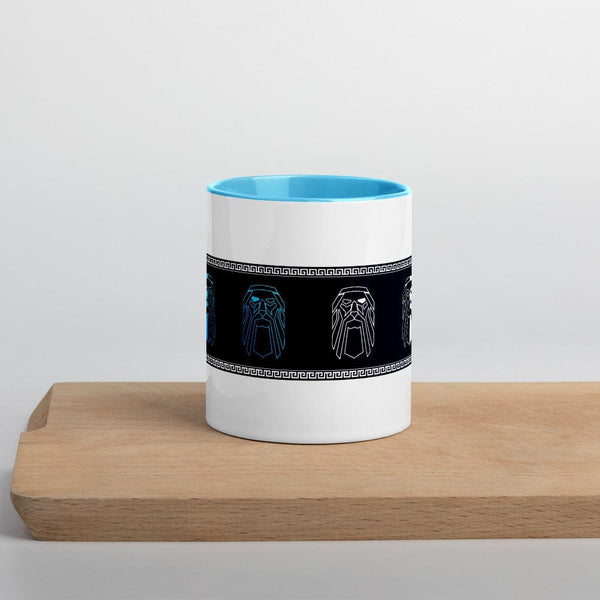sovereignarm.com Blue Odin Many Faces Mug with Color Inside