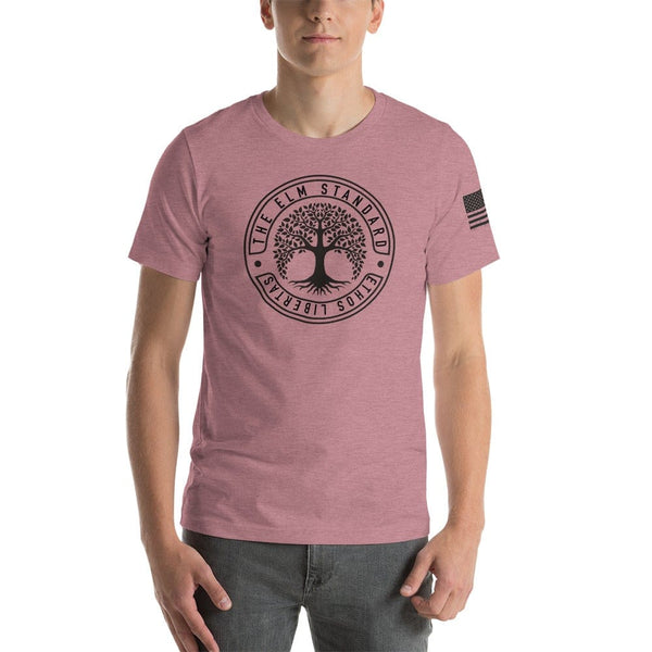 sovereignarm.com Heather Orchid / S Elm Standard Ethos Libertas Short-Sleeve Unisex T-Shirt