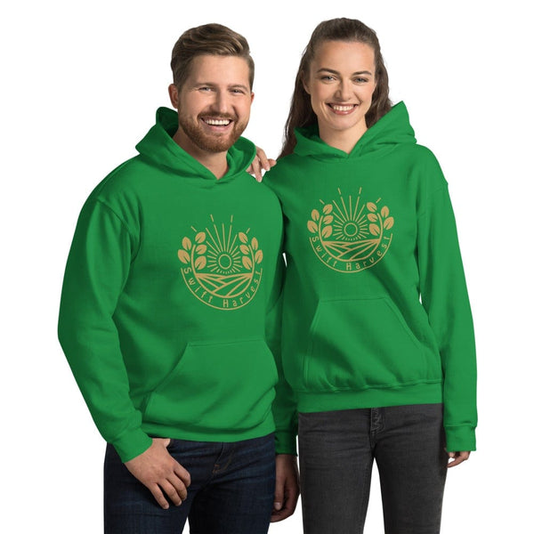 sovereignarm.com Hoodie Irish Green / S Swift Harvest, Sun Shine | Gold Print Unisex Hoodie