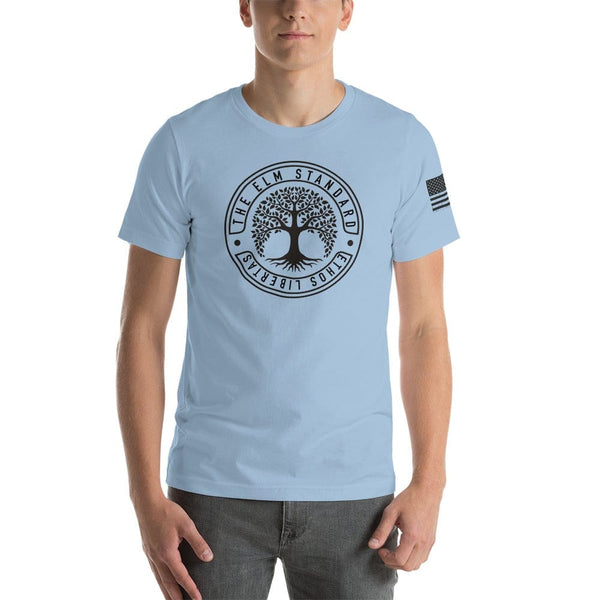 sovereignarm.com Light Blue / XS Elm Standard Ethos Libertas Short-Sleeve Unisex T-Shirt