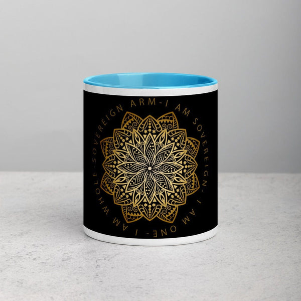 sovereignarm.com Lotus I am Sovereign Mug with Color Inside
