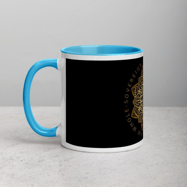 sovereignarm.com Lotus I am Sovereign Mug with Color Inside