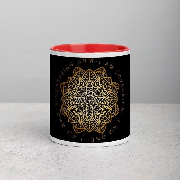 sovereignarm.com Lotus I am Sovereign Mug with Color Inside