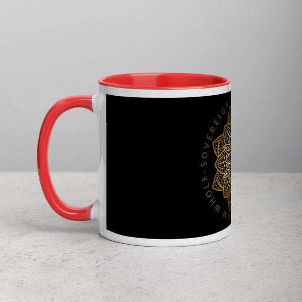 sovereignarm.com Lotus I am Sovereign Mug with Color Inside