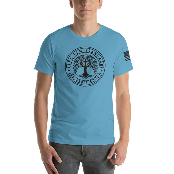 sovereignarm.com Ocean Blue / S Elm Standard Ethos Libertas Short-Sleeve Unisex T-Shirt