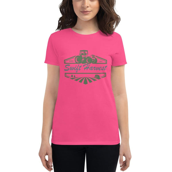 sovereignarm.com t-shirt Hot Pink / S Swift Harvest, Tractor | Green Women's short sleeve t-shirt