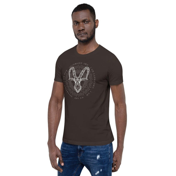 sovereignarm.com t-shirt Zodiac Capricorn, I am | White Print Short-Sleeve Unisex T-Shirt