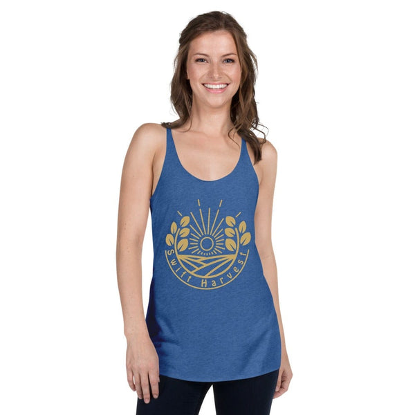 sovereignarm.com Vintage Royal / XS Swift Harvest Sun Shine Gold Women's Racerback Tank
