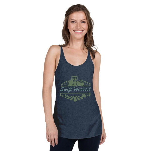 sovereignarm.com Womans Racerback Vintage Navy / XS Swift Harvest Tractor Green Women's Racerback Tank
