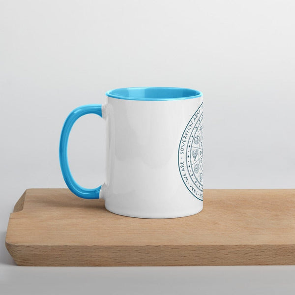 sovereignarm.com Zodiac I am Sovereign  Mug with Color Inside