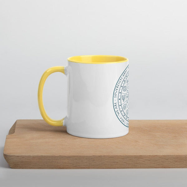 sovereignarm.com Zodiac I am Sovereign  Mug with Color Inside
