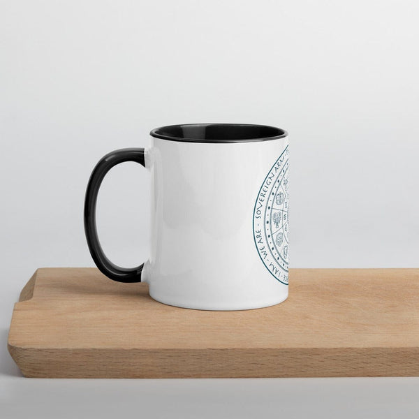 sovereignarm.com Zodiac I am Sovereign  Mug with Color Inside